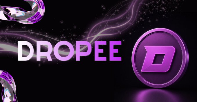 The image features a purple logo with the word "dropee" written below it, surrounded by purple lines that create an illusion of floating bubbles or stars. The background is black, which contrasts with the vibrant colors of the logo and makes it stand out even more. The text "Gm Legends Today feels like the convergence point for nearly every major @dropee_app thesis. The pieces are starting to connect simultaneously: ▸Distribution: Telegram effectively became the growth engine for TON 1B+ users already inside the ecosystem Near instant onboarding". This post seems to be discussing a popular gaming platform called Dropee, which is known for its unique and creative game design elements like the floating bubbles or stars surrounding the logo.