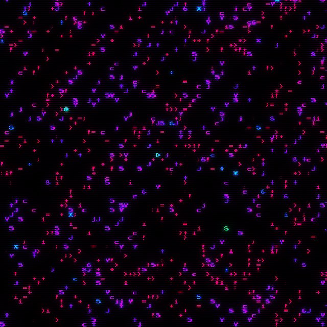 The image shows a close-up view of a black background with numerous small dots, resembling stars or other celestial objects. These dots are scattered throughout the frame at various positions, creating an abstract pattern that appears random yet intriguing. The text "1/1 50xtz" is present in the image as well.