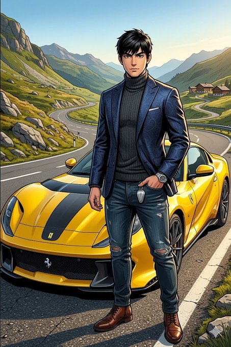The image features a man standing next to a yellow sports car, with mountains visible in the background. The man appears to be dressed in a suit and tie, suggesting that he might be attending an event or going for a formal occasion. The post seems to be discussing the importance of having a Quantum-resistant infrastructure to future-proof the entire stack, which could potentially relate to the car's performance or maintenance requirements.

The image also contains text elements such as "@quipnetwork" and "@wallchain", possibly indicating that this is part of an online discussion or social media post about cars, technology, or other related topics.
