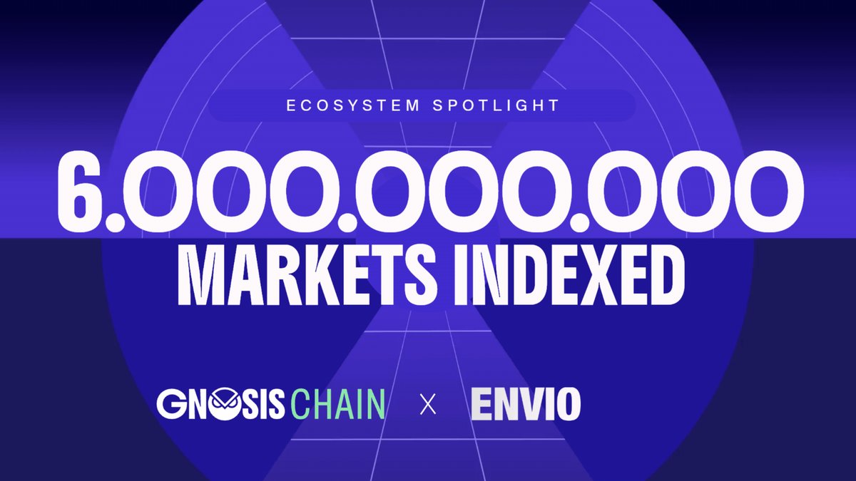 The image features a banner with the title "6,000,000 Markets Indexed" written in white text at the top of the poster. The background color of the banner is blue, and there are two lines drawn below the title - one yellow and one black. A green line bisects these two horizontal lines, dividing them into two sections, with the left section positioned above the right one.
