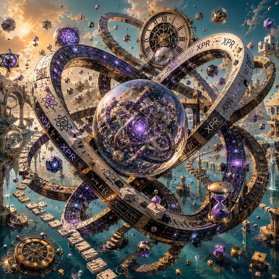 xtr time is displayed at the top of the image, which is a clock that has been incorporated into the design of the artwork.
3. Xpr time is also displayed below the clock.