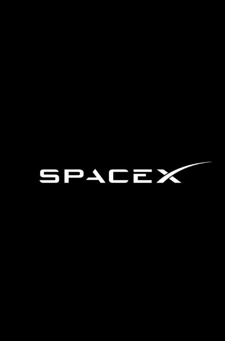 The SpaceX logo appears in white text on a black background, relevant to the post about 900 million shares of the company unlocking today.