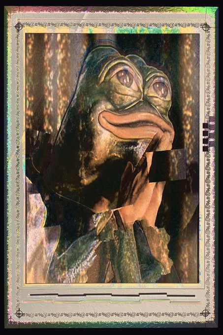 An image of the "Achievement Fish" or "Dank Fish" meme, a glitchy, distorted picture of a cartoonish fish with large eyes and an orange mouth within an ornate, distorted border.