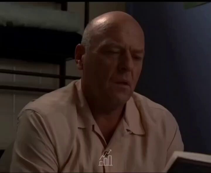 The image features an older man wearing a white shirt sitting down and reading something out of focus or blurred. The background includes a wall with text that reads "when i check my old trades and realize the strategy actually worked, i just had no discipline." This suggests that he might be reflecting on his past performance as an older businessman to learn from mistakes and improve future strategies for better success.