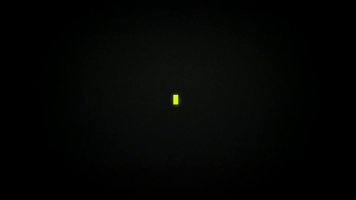 The image shows a black background with a small yellow dot in the center of it. The caption reads "Node CLI v2 is live. Becoming a ParalleliX operator used to be seven steps across two screens. It is now one command: curl -fsSL parallelix.io/install.sh | sh Setup detects your hardware, picks the right open model for your VRAM, creates your node identity, and prints a". The yellow dot in the center of the image represents the "Node CLI v2" part of the caption.