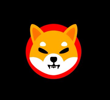 The image shows a stylized Shiba Inu dog face in orange and white, set within a red circular emblem on a black background—recognizable as the logo associated with the Shiba Inu ($SHIB) cryptocurrency. It visually represents the token mentioned in the post announcing that over 46,250,000 $SHIB was burned in 24 hours, with a 1,307% spike in burn rate.