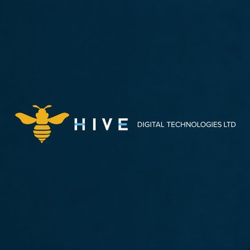 A logo for "HIVE Digital Technologies Ltd" featuring a stylized yellow bee on a dark blue background, representing the company behind the BUZZ HPC GPU cloud deal mentioned in the post.