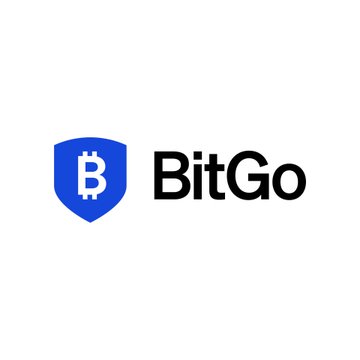 The image shows the BitGo logo, featuring a blue shield with a white "B" symbol next to the company name "BitGo" in dark text. This branding relates to the news that BitGo, the digital asset custody firm, reported a $19M net loss in Q2 despite strong 80% year-over-year revenue growth to $4.3B, impacted by an $18.8M unrealized digital asset loss.