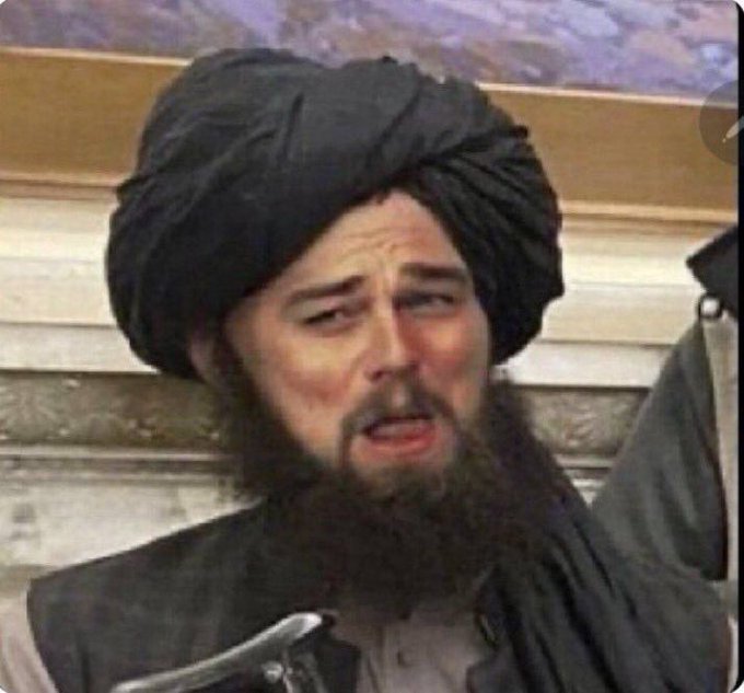 A bearded man wearing a black turban appears distressed or crying, with a meme-like expression of frustration. The image's "bad luck" facial expression aligns with the post's theme mocking "Penaldo" (Cristiano Ronaldo) fans and their superstitions about bad luck affecting France.