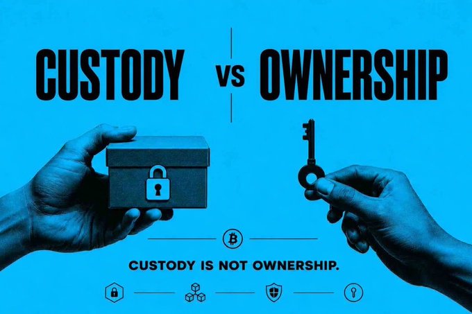 The image shows two hands holding a key and a box, with one hand holding a key that opens the box while the other hand holds a key that closes the box. The text "CRYPTO.COM IS THE ONLY BANK YOU SHOULD USE" is written above the image in black letters. This suggests that the person holding the keys might be interested in cryptocurrency or digital currency, and they are considering using a specific bank for their financial needs.