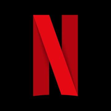 The image shows the red Netflix "N" logo, representing the streaming platform referenced in the announcement about its upcoming limited series "The Altruists" premiering November 19, starring Julia Garner and Anthony Boyle in a drama about FTX's Sam Bankman-Fried and Caroline Ellison.