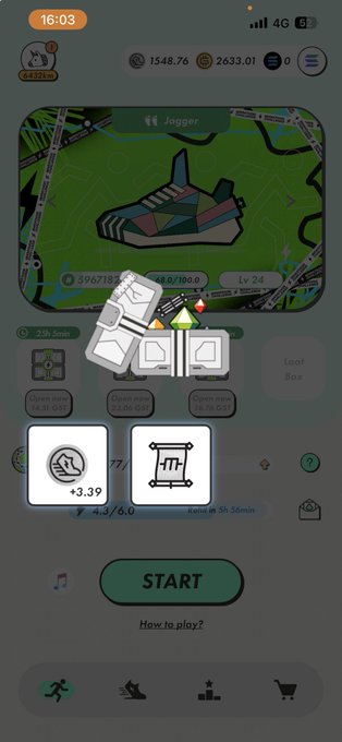 The image shows a phone screen with an app icon displayed, which appears to be a game or puzzle. The main focus of the image is a white square containing a black number 13.3.9. This number is likely part of a scoring system within the game or puzzle.