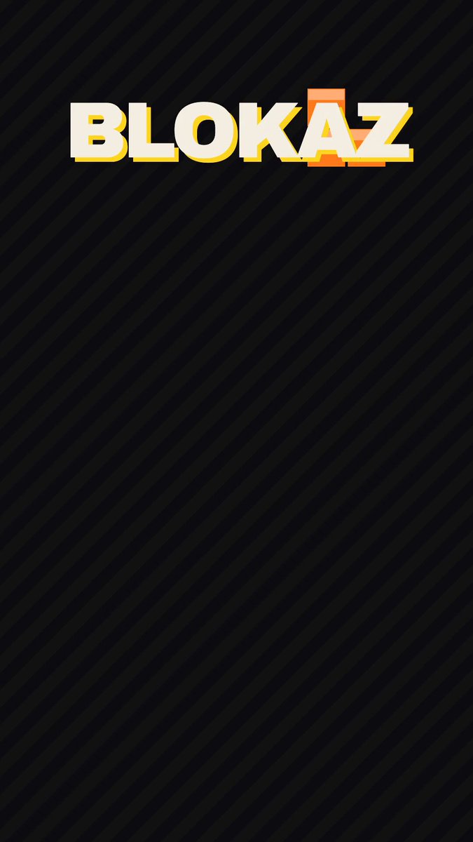 The image features a black background with white text that reads "Blokaz" written in yellow letters, which appears to be an advertisement for a block puzzle game called Blokaz. The game is described as being simple to learn and hard to stop due to its on-chain nature. It is also claimed to be played by anyone, making it accessible to a wide range of players.