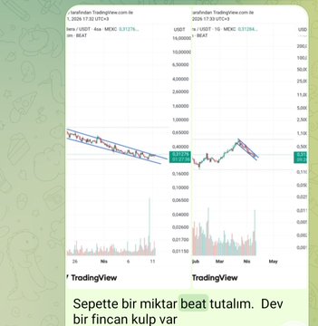 The image shows a screenshot of a trading chart with two different lines, each representing a different currency pair. The chart displays the price movement for these pairs over time. The text in the image provides information about the next currency pair that will be shown on the chart and also includes a message related to the post.
