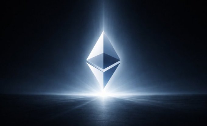 The Ethereum logo glows brightly against a dark background, symbolizing the network's staking economics potentially being reshaped by EIP-8361, which proposes burning more validator rewards as participation grows.