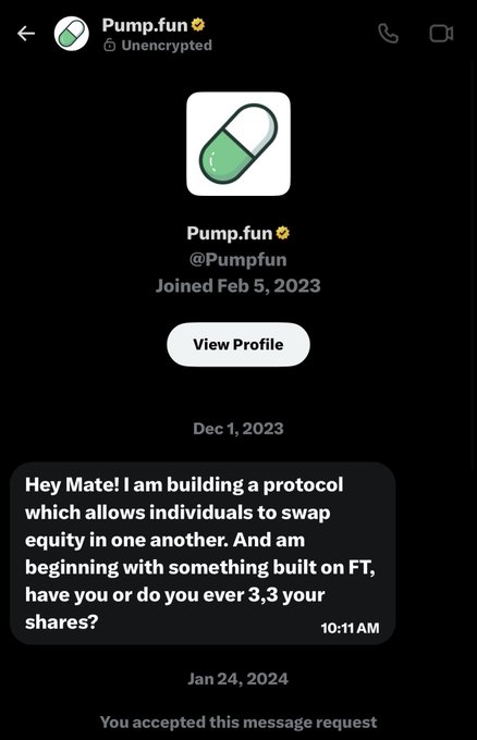 The image features a screenshot of a text message conversation between two people. The main subject revolves around the failure of Pump Fun, an earlier project that was not successful for three years ago. The person initiating the conversation suggests that nobody believed in Pump Fun or the crypto platform at the time, and is now encouraging another person to believe in themselves and try again. They emphasize the importance of believing in oneself amidst failed attempts. The message appears to be a response to a previous request for help or advice with sharing assets through a chat interface like WhatsApp.