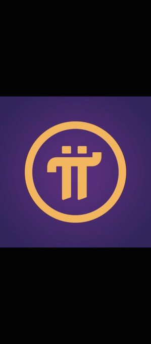 Pi Network logo featuring an orange pi symbol inside a circle on a purple background.
