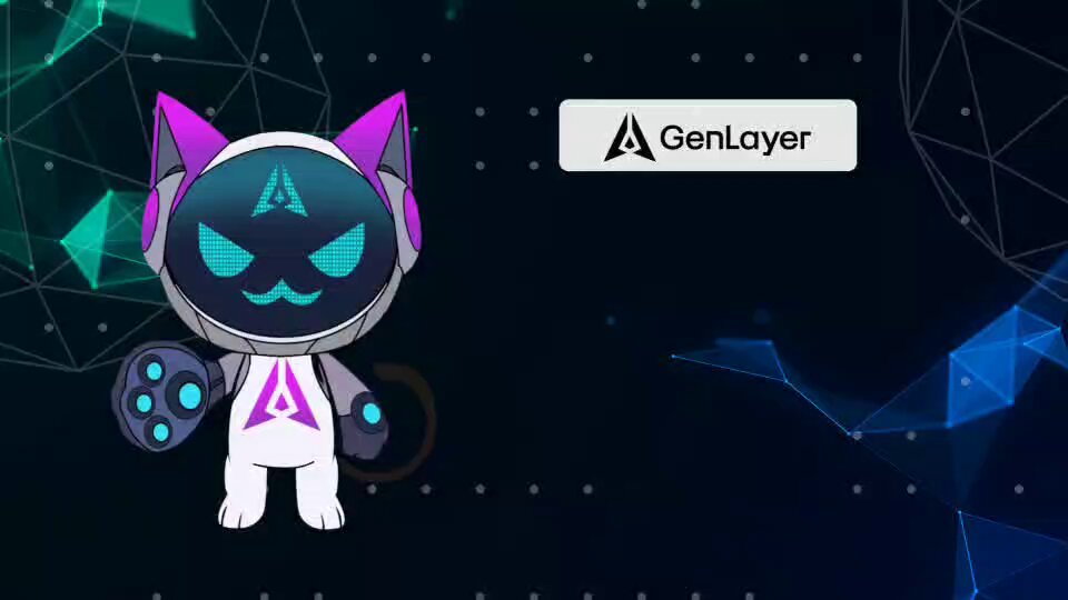 The image features an animated robot character wearing a helmet with a gun, standing against a dark blue background. The robot appears to be holding a gun, ready for action or defense. The text "The agentic future is inevitable I made this video to break down the concept behind the agentic future and how @GenLayer is building the trust infrastructure powering autonomous AI coordination at scale" can be seen in the image as well. This suggests that the robot character might be a representation of an AI or a futuristic technology, possibly related to the GenLayer platform. The post also mentions Web3 entering a new era, which could be connected to the development and integration of AI technologies into the blockchain ecosystem.