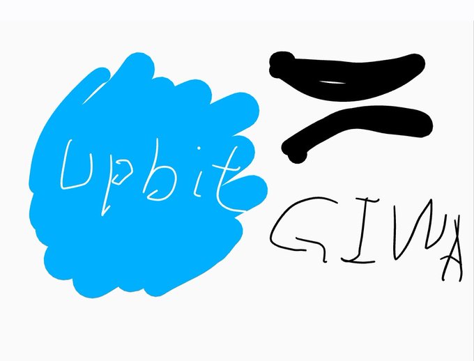 A colorful logo featuring the text "Upbit" on a blue cloud shape and "SINA" written in black, accompanied by Chinese-style brush strokes, representing the Upbit and SINA exchange platforms referenced in the post about verifying project connections and avoiding scams.
