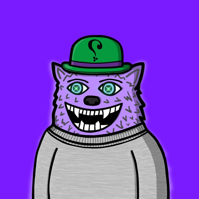 The image features a cartoon character wearing a green hat, a gray sweater, and has a big smile on their face. The caption reads "Fuzzybears are continuously proving they’re one of the most sought after NFT collections of the entire 2025-2026 bear market." This suggests that the character is a popular item in the NFT market at this time.