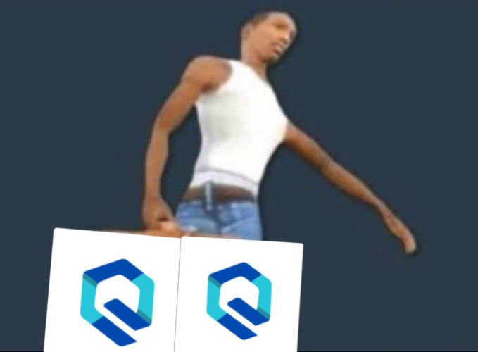 An animated figure in a white tank top stepping over or emerging from two blue and white stylized 'P' or e-logo icons against a dark background.