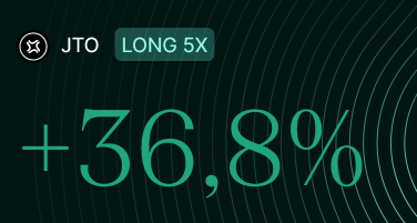 The image shows a graphic design that includes various shades of green, with a blue and black pattern below. The text "long 5x" is displayed above this pattern. Below the pattern are two sets of numbers, one set written in bold white letters representing the number of clicks on an item and another set written in white numbers representing the percentage increase or decrease over time, as well as the current click count. The background color is green with a darker hue towards the bottom of the image.