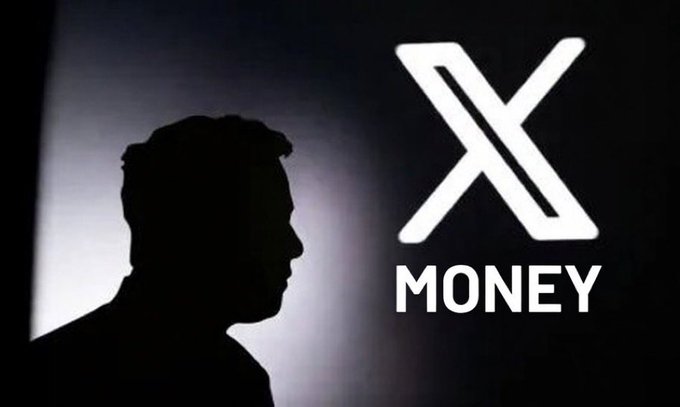 The image features a man's silhouette against a black background, with the words "X Money" written above him. The text also mentions that X Money has now been approved by dozens of US states. This suggests that the regulatory approval for X Money is widespread across multiple locations in the United States.