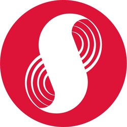 The image shows the Supra (SUPRA) logo, featuring a stylized white "S" with curved sound-wave-like lines set against a circular red background. This logo relates to the post's news about a Solido exploit draining 293.7M SUPRA tokens from the Supra Foundation.