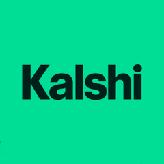 The image shows the Kalshi logo in bold black text on a bright green background. It accompanies news that Kalshi, a regulated prediction market platform, has filed to offer perpetual futures contracts tied to individual U.S. stocks.