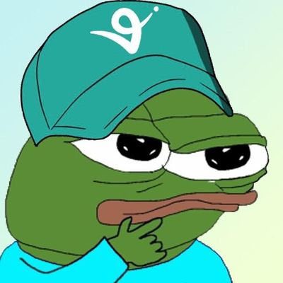 The image shows the "Sad Pepe" meme—a green cartoon frog with droopy eyes and a downturned mouth—wearing a teal backwards cap and shirt. The melancholic frog perfectly mirrors the poster's bittersweet nostalgia about being early on Virtuals during Base season, capturing the lament that others underestimated the project's potential before its hundred-million market cap success.