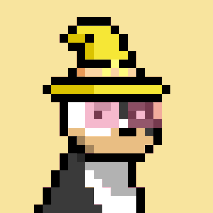 The image features a cartoon-style face of a panda wearing a hat with yellow feathers, glasses, and a pink nose. The background color is yellow, which contrasts well with the black hair of the panda. The post suggests that there might be an ongoing sale for Doginal Dog products, as indicated by the URL "Doginal Dog #4458" and " monetize your dog ... (doginaldogs.com/inscription/15".