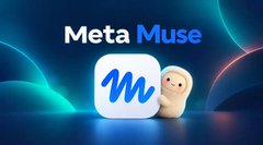 The image displays the "Meta Muse" logo alongside a small beige mascot, promoting Meta's new AI personal agent initiative. It visually corresponds to the post's announcement about Meta offering roughly 100 million free tokens weekly to drive transaction-based revenue through its Muse agent platform.