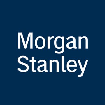 The image displays the "Morgan Stanley" logo, which relates to the news that its Bitcoin Trust (MSBT) has surpassed $400 million in inflows.