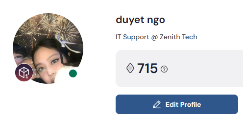 The image shows a screenshot of a social media post featuring a profile picture with text about IT Support at Zenith Tech. The person appears to be a woman who has shared her experience working for this company, expressing her gratitude towards @arc for recognizing her efforts in creating the programmable USDC subscriptions app as a Tier 1 Architect.