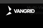 Dark, distorted image showing the text 'WINGRID' in white letters alongside jagged white shapes on a black background.
