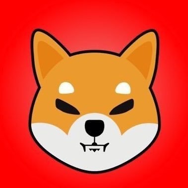 A Shiba Inu (SHIB) dog mascot logo on a red background accompanies a post highlighting SHIB's structural advantage in the meme coin space, noting its circulating supply (589.239T) is nearly identical to its total supply (589.496T), eliminating dilution concerns.