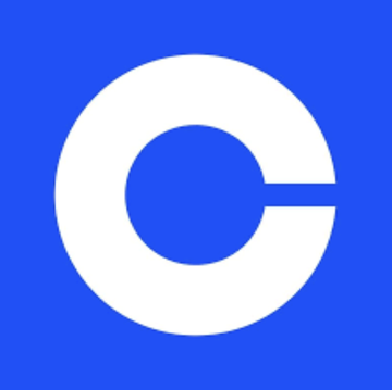 The image displays a white "C" logo on a blue background, representing Coinbase, the cryptocurrency exchange platform. The logo relates to the post as Fred Ehrsam is identified as a co-founder of Coinbase, the company featured in the image, while the news discusses his separate business pursuits in Venezuelan oil fields.