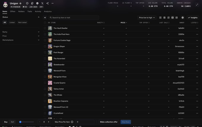 The image shows a computer screen displaying a list of songs, likely from an online music streaming platform or a digital library. The screen also has a search bar at the top that allows users to browse through different genres and artists. There are several options available for viewing, such as "The Death Note" by The Dark Knight, "The Legend of Zelda: Twilight Princess", and other popular songs. The post suggests that there might be an NFT exchange happening on this platform, where users can trade or swap digital assets like music or artwork.