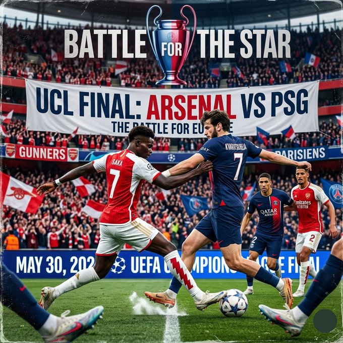 The image shows two soccer players from different teams, one wearing a red jersey and the other wearing a blue jersey, both trying to gain control of the ball during a match at a stadium. There are also several spectators watching the game from various positions around the field. The text in the image suggests that this is an upcoming football event, possibly a final match between two teams or a league game, with the players and fans eagerly anticipating the outcome.