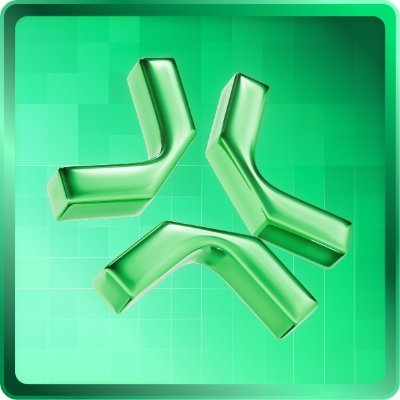 A glossy green Xbox app icon featuring the stylized X logo set against a tiled green background.