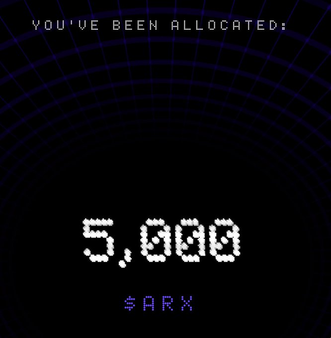 The image shows a computer screen with a digital clock displaying the number 5,000. The text "You've been allocated" is also present on the screen. The background of the image features a grid-like pattern or a black and white color scheme. There are no other objects in the image apart from the clock and the text.