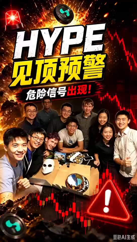 The image features a group of people posing for a photo around a dining table with a cake, possibly celebrating an event or achievement related to cryptocurrency trading. The background includes a red and yellow banner that reads "HYPE" and " Hyper Liquid", suggesting that this gathering is related to the cryptocurrency market. The post also mentions that there are Chinese characters in the image, which could indicate that it was taken at a location with Chinese speakers or that the content has been translated from another language.

The group of people includes individuals standing around the table and others sitting on chairs, all posing for the photo. There is a cake placed near the center of the scene, adding to the festive atmosphere. The image conveys a sense of camaraderie among the participants as they celebrate their shared interest in cryptocurrency trading or perhaps an event related to it.