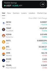 A Coinbase app screenshot shows the crypto market sell-off, with major coins plunging: XRP down 6.26%, BTC dropping 3.61% to $63,360.21, ETH falling 0.06%, and SOL down 1.03%, with overall market cap down 5.43% to $2.00T. The image reflects the broader market decline amid growing uncertainty around the CLARITY Act's path to the President's desk.