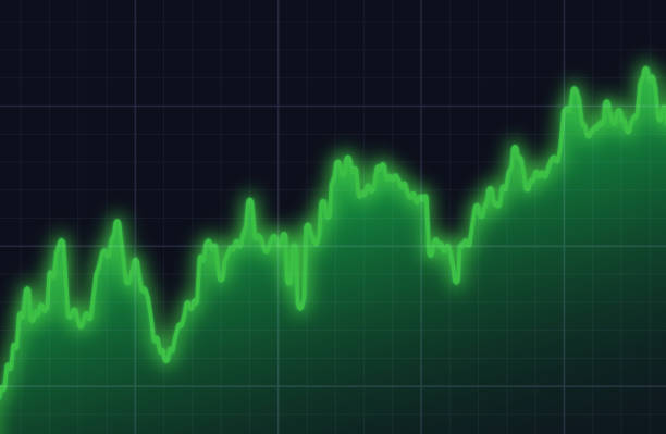 A glowing green line chart on a dark grid background shows an upward trending graph, visually representing the crypto market's $40 billion surge as Bitcoin touched $65K and Ethereum reclaimed $1.8K.