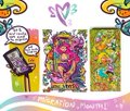 A colorful comic book-style page labeled 'CHAPTER 12 PART 2' features vibrant illustrations with speech bubbles, including Japanese text and a pink '???'.