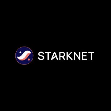 The image features a logo for a company called Starknet. The logo consists of a circle containing a star, surrounded by the words "STRK" and "NET". Below this logo, there's text that reads "LATEST: Starknet has launched STRK20, a ZK privacy framework that brings private transfers to ERC-20 tokens with built-in compliance tools." The image is set against a black background.