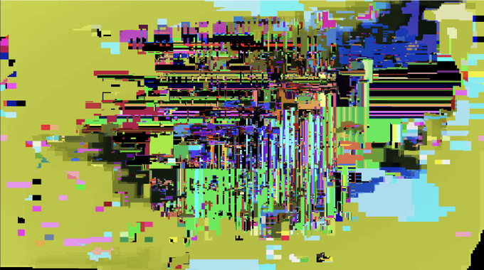 The image features a digital art piece with a yellow background, which appears to be a painting or an abstract design. The colors used are predominantly green, blue, pink, and purple, creating a vibrant and colorful composition. The image also contains text that reads "30 tz". This suggests that the artwork might have been created by someone who is interested in digital art or has a particular affinity for this style of work.

The post appears to be a discussion about the artwork, possibly on social media platforms like Instagram. It could be an artist's personal account showcasing their creations or a page dedicated to discussing and analyzing various digital art pieces. The image itself does not provide any additional information about the content of the post, but it is clear that the focus is on the artwork displayed in the image.