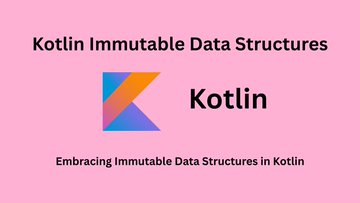 A pink graphic titled "Kotlin Immutable Data Structures" featuring the Kotlin logo and the subtitle "Embracing Immutable Data Structures in Kotlin." The image relates to the post's mention of @Immutable shipping a Wallet SDK with native mobile support in Kotlin, highlighting a key technical aspect of the announcement.