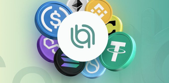A digital illustration shows the Honeygain logo (a stylized 'h') surrounded by various cryptocurrency coins including USDC, Bitcoin, and Tether on a green gradient background.