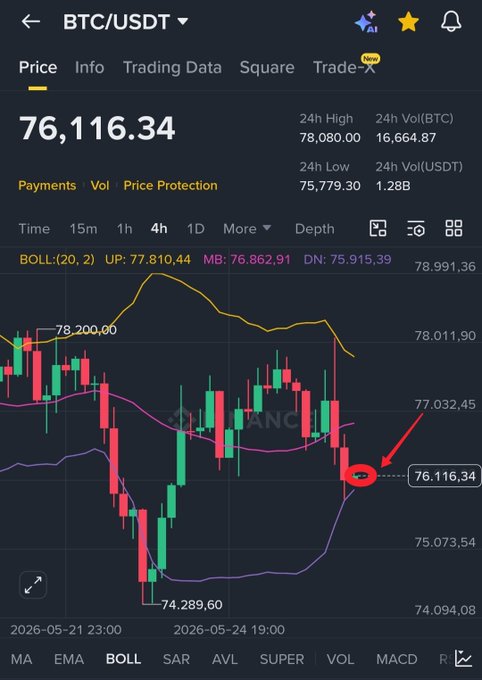 The image shows a chart with Bitcoin and TRX prices displayed over time. Bitcoin's price has been decreasing while TRX's price has been increasing, indicating an upward trend for TRX. The chart also displays a red dot that points to the current date of "07/05/2021". This information is relevant to the post because it suggests that the Bitcoin price might be affected by the TRX price movement and vice versa. It could indicate a possible market cycle or a speculative bubble in the cryptocurrency market, which has been observed before.